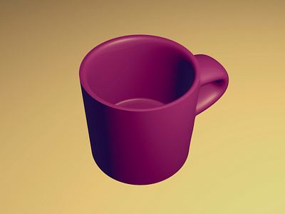 The Mug 3d 3d illustration blender design graphic design product design render ui ui design userinterface website design