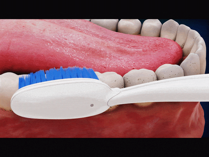 WaterFloss_ToothBrush 3d animation branding medical waterflosser
