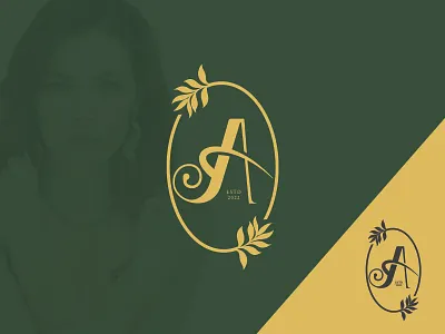 "A" letter logo creative fashion logo flat jewelry jewelry logo lettering logo minimal