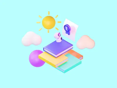 Ai ed 3d illustration 1 of 16 3d 3d modeling 3darts 3ddesignconcepts 3ddesigns ai art blender clean design illustration isometric 3d isometric illustration redshift ui