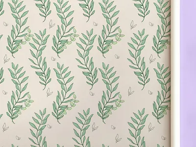 Eucalyptus Leaves Seamless Pattern society6 shop