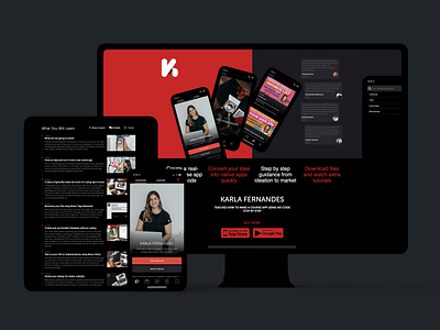 Nocode Klass: make and publish a course app! app branding design graphic design icon logo ui ux