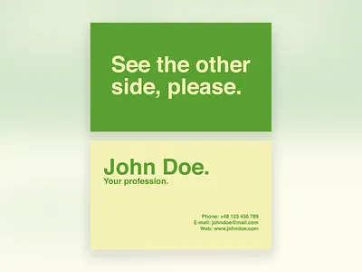 Business Card #1 business business card card design graphic design