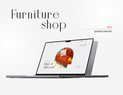MIRAX | Furniture Shop Concept design typography ui web website