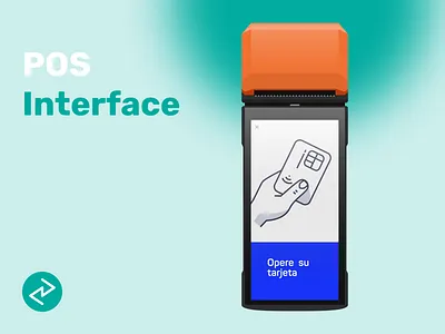 POS Ilustration (interface + device) app design graphic design ui ux