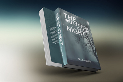 BOOK COVER-The reflection of the night book cover design illustration phoshop design