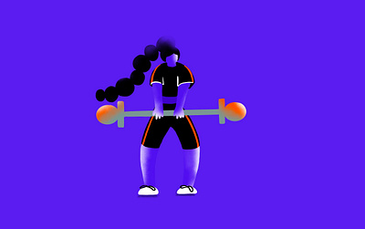 fit&health: sumo deadlift design graphic design illustration vector