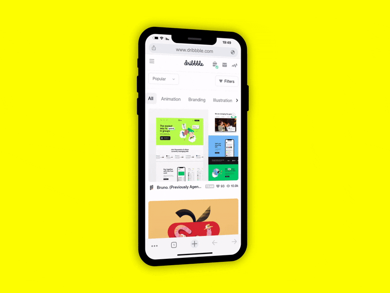 Animated Phone Mockup For Your Website animation mockup phone mockup website