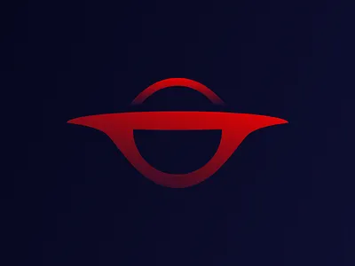 Utopeon Logo black hole branding gaming logo logomark space web3