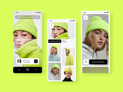 Clothes Scanner / mobile app app cloth interface mobile mobile app scaner scaner mobile selection of clothes style ui uiux ux