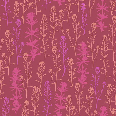 Wild field purple pattern art background decorative design field graphic design grass illustration pattern purple seamless seamless pattern surface design textile design wild