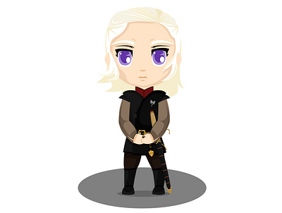 Viserys Targaryen chibis design diseño gameofthrones illustration targaryen ui ux vector vector illustration viserys