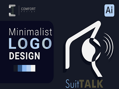 Minimalist Logo design 1 adobe illustrator app branding comfort design design design logo graphic design icon illustration logo logo design logo making logo process minimalist logo simple logo typography ui ux vector