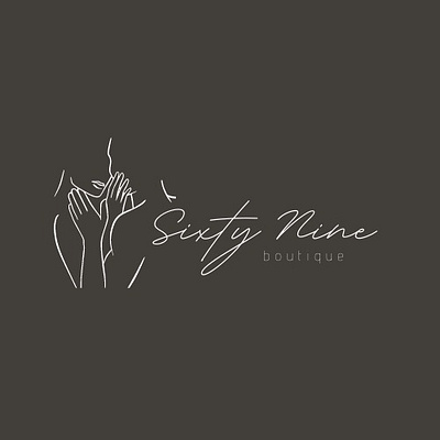 Sixty Nine Boutique Sex Shop Logo branding design draw graphic design illustration logo ui vector visual identity visual identity design