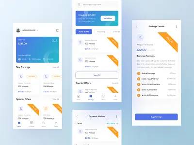 Digital Provider Mobile App UI app buy card design digital download kit mobile pricing product provider sim ui website