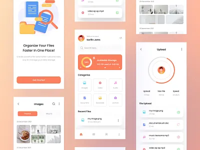File Manager Mobile App UI app buy cloud design download drive file kit management manager mobile product ui website