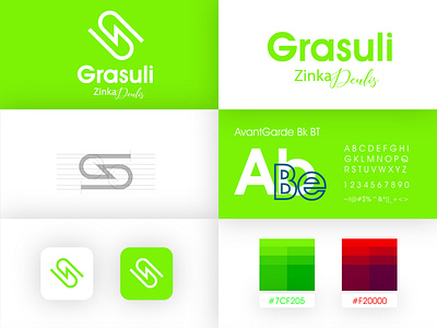 Grasuli Zinka Deulis asik mahmud hassan branding design graphic design grasuli zinka deulis icon illustration logo typography ui vector