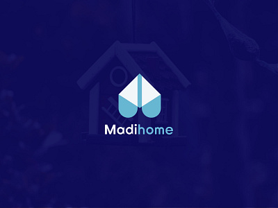 Madihome brand identity branding contractions logo design mortgage real estate logo