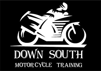 Down South design flat logo typogaphy vector