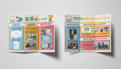 Secondary School Colorful Brochure brand identity branding brochure color colorful event illustration school secondary