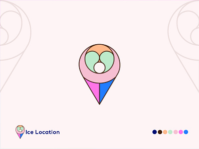 ice location logo abstract logo business logo colorful logo creative logo design flat logo ice cream logo ice location logo logo logo and branding logo design logotype minimal logo minimalist logo modern creative modern ice location modern logo unique logo