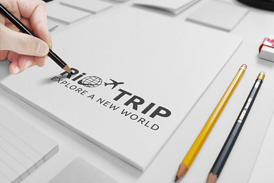 Travel logo design ai branding business company design eps explore logo new rio rio trip travel trip vector world