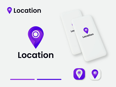 Modern Location - Logo Design abstract logo agency logo app icon design app logo brand identity brand logo branding logo colorful logo company logo creative logo gradient logo location logo logo design logo designer logo mark logotype modern logo software logo symbol website logo