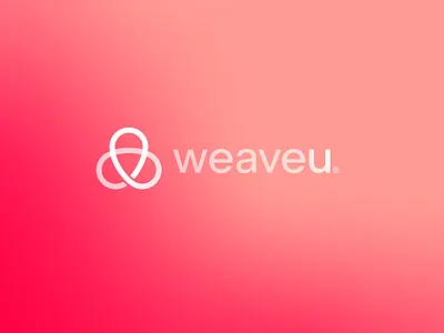 Weaveu Logo Design branding design icon illustration logo typography vector