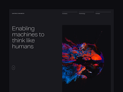 Oxford Dynamics – Home | Desktop ai design desktop grid layout logo machine learning oxford telegraf type typography ui web design