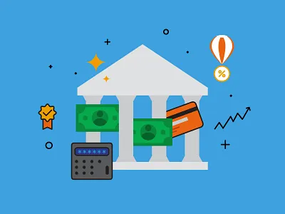 International Banks Day bank card design economy finance graphic design graphicde graphicdesign illustration investment money