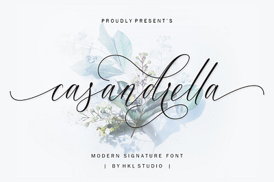 Casandrella branding calligraphy design font graphic design illustration lettering logo modern typography wedding