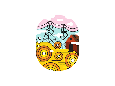 Harvest ❧ badge belcdesign branding grain harvest illustration illustrator nature patrykbelc print