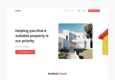 Landing Page design ui visual design