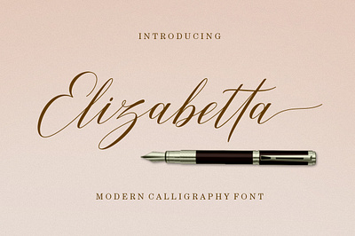 Elizabetta branding design font graphic design illustration invitations lettering typography wedding