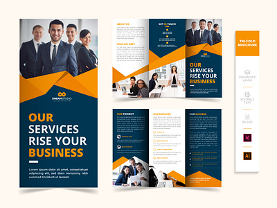 Eye Catching Trifold Brochure Design | Bifold Brochure agency brochure branding brochure brochure design business clean corporate corporate brochure creative design graphic design template trifold brochure trifold brochure design