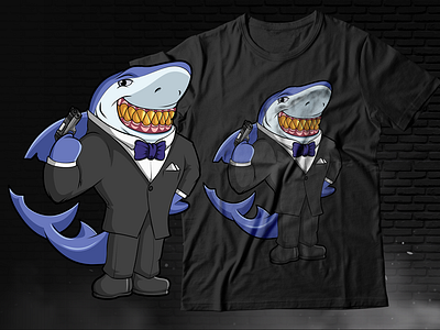 Your Shark Body Guard adobe photoshop adobe portfolio art cartoon character design fiverr graphic design illustration illustrator mascot merchandise tshirt