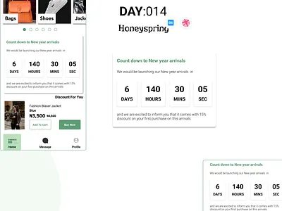 Day 14 : count down design productdesign ui uiux