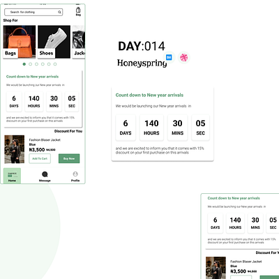 Day 14 : count down design productdesign ui uiux