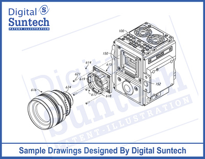 Utility Drawing | Patent Illustrators | Digital Sutnech mechanical drawing patent drawing services utility drawing