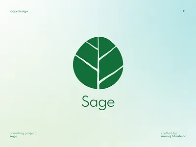 Logo Design For Sage App. animation branding branding design graphic design illustrations logo logo design logoinspiration manoj bhadana minimal logo notes notes app ui ux uxdesign