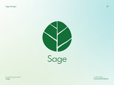 Logo Design For Sage App. animation branding branding design graphic design illustrations logo logo design logoinspiration manoj bhadana minimal logo notes notes app ui ux uxdesign