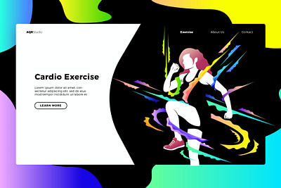 Cardio - Banner & Landing Page app banner branding cardio development html icon illustration landing landing page process technology ui ui design ux ux design web development web maintance webapp website