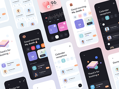 Medical service - Mobile app app app design health healthcare healthcare app medical medical app medicine mobile app mobile app design mobile design mobile ui