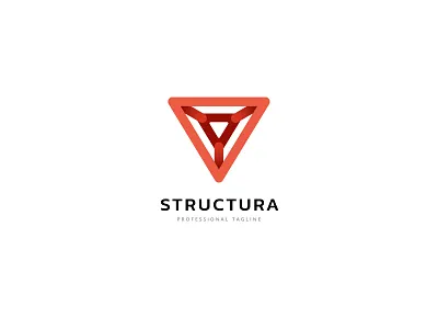 Triangular Structure Logo abstract architect architecture arrow construction gaming geometric logo manufacture opaq pyramid strength structural structure symmetric technologies technology triangle triangular virtual