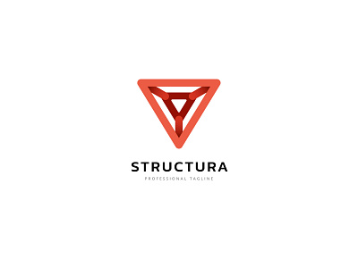 Triangular Structure Logo abstract architect architecture arrow construction gaming geometric logo manufacture opaq pyramid strength structural structure symmetric technologies technology triangle triangular virtual