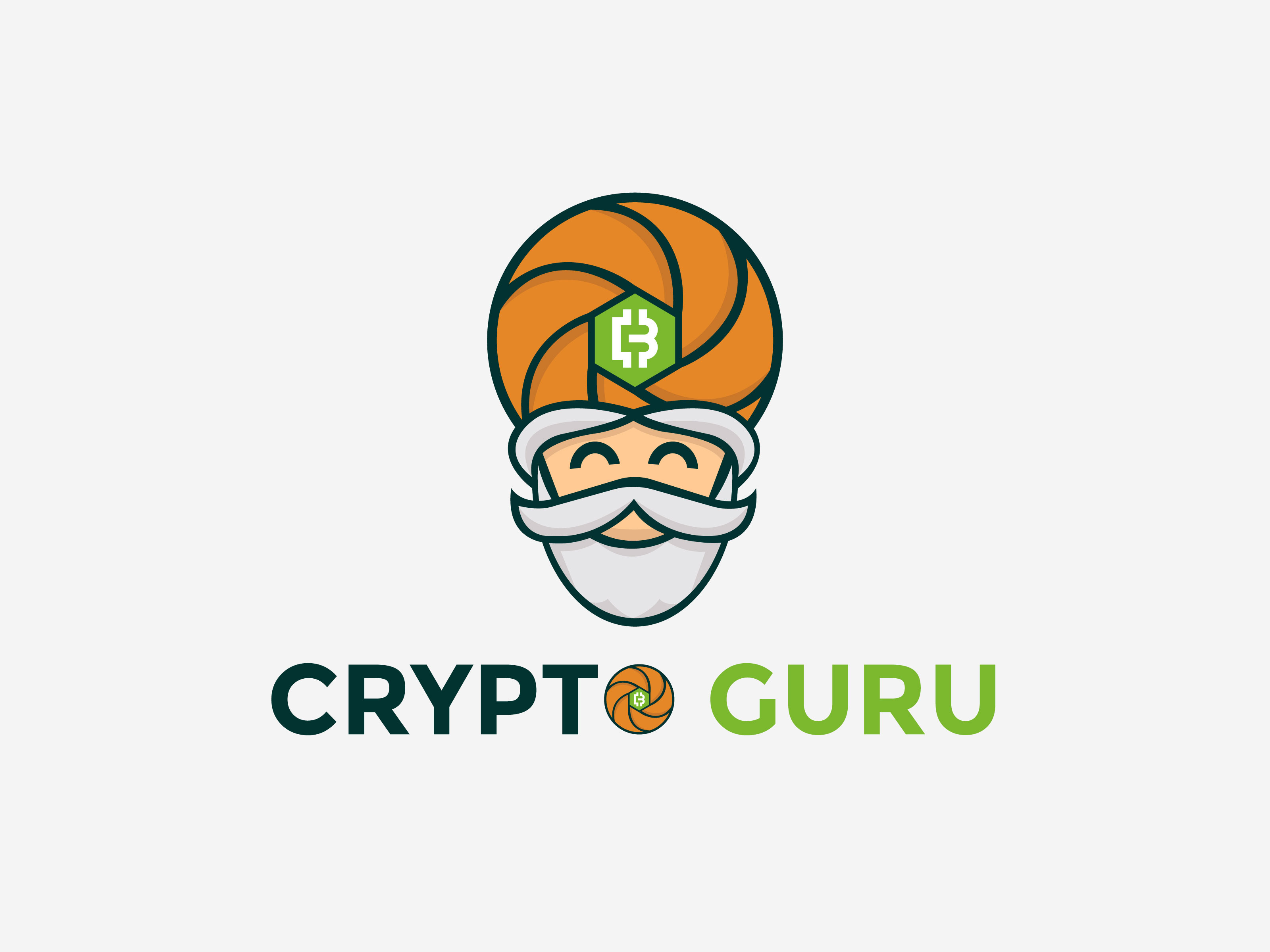 Crypto Guru - Modern and Minimal Crypto Logo by Vectjoy on Dribbble, image size:3200x2400