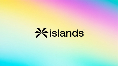 Islands - Logo Redesign blockchain branding crypto design digital eth ethereum islands logo nft palm redesign social network token typography ui ux vector