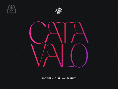 Catavalo Modern Display Font Family branding clean design display download elegant fashion font modern pixelbuddha plus