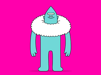 Outlook cloudy cartoon character cloud design dribbble illustration mascot monster