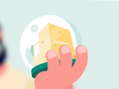 Byaaz's Dream Home. 🏠 2d animation art axis axis bank banking clean cute design fin tech flat flat design illustration motion motion graphics video zoom